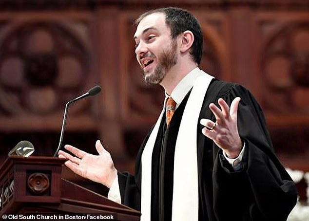 The church has even erected a sign to promote their choice for the 40-day religious observance despite the fact that the churchs lead pastor, Rev. John Edgerton (pictured) is white himself